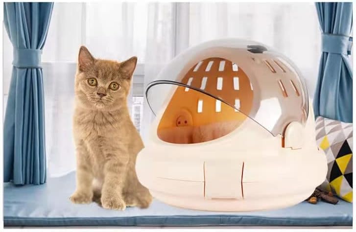 ZLXDP Hordozható Macskák Bili Edző Plüss Gyanta űrhajót, Háziállatok ellátását a Macskák Könnyen tisztítható Anti-Splash (Szín