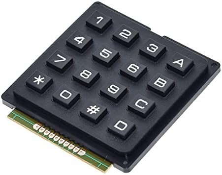 HIIGH 4x4-es Mátrix Tömb 16 Kulcsok 4 * 4 Kapcsoló Billentyűzet Billentyűzet Modul 1db