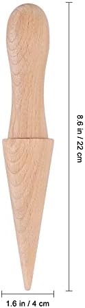 Hemoton Fából Készült Krém Horn Penész Megvastagodott Hordozható Kúp Krumkake Roller Haza Konyhában Főzés Eszköz