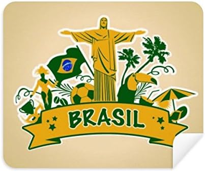 Foci Corcovado-Hegy Papagáj Brazília tisztítókendővel Képernyő Tisztító 2db Velúr Szövet