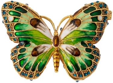 Globe Behozatal S-652 Bejeweled Pillangó Formájú Bizsu Doboz