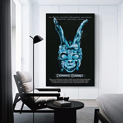 QLAZO Donnie Darko Film 2001 Plakát Művészet Print Fali Poszter Vászon Festmény, Kép, Nappali Dekor Haza 12x18inch(30x45cm)