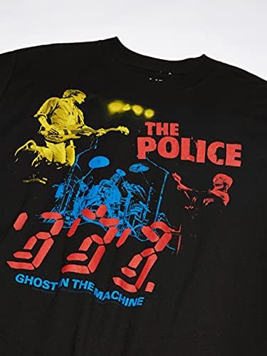 Folyékony Kék Férfi A Rendőrség a Koncert Rövid Ujjú T-Shirt
