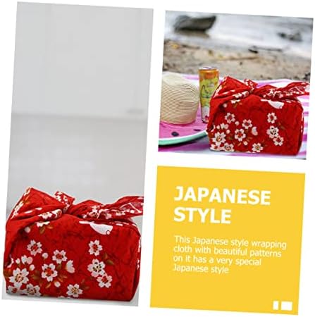 Abaodam Csomagolás Bento Csomagolás Ruhával Terítő Szabadtéri Japán Szövet Kerti Virágok Bento Box Csomagolás Ruhával Száraz Jég Bento