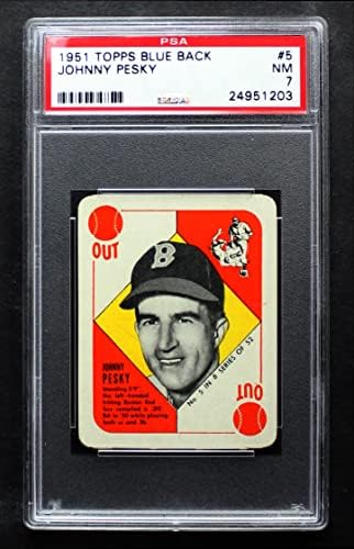1951 Topps 5 Johnny Bosszantó Boston Red Sox (Baseball Kártya) PSA a PSA 7.00 Red Sox