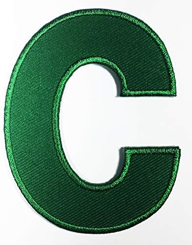 O Zöld Levél angol Rajzfilm a Gyerek Javítás Ábécé Levelet ABC 2X3 a MEGADEE Szimbólum DIY Vas a Patch Vas-A Tervező Javítás Használt Ajándékok,