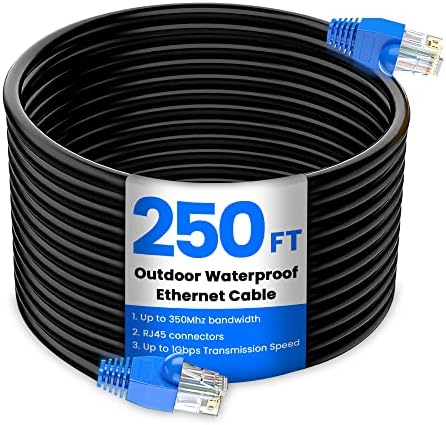 Itt: aurum KÁBEL CAT5e Kültéri Vízálló Ethernet Kábel 24AWG RJ45 Csatlakozókkal 350MHz Közvetlen Temetkezési Hálózat, Internet,