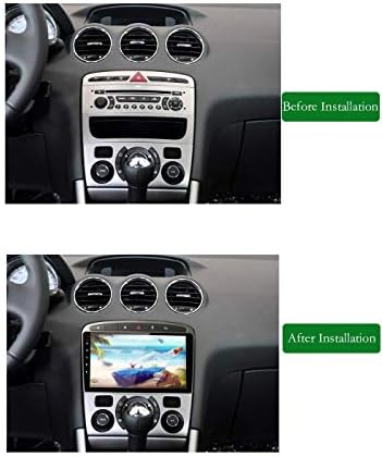 XISEDO Android 7.1 Fej Egység 9 Autó Hifi 2G RAM ROM 32G autórádió GPS Navigációs a Peugeot 308 (2008-2010) (a DVR, illetve Visszapillantó