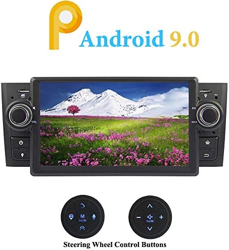 XISEDO Android 9.0 Autó Sztereó 7-es Dash négymagos Autoradio fejegység, Autós GPS Navigáció a Fiat Linea 2007-2012/ Fiat Grande Punto