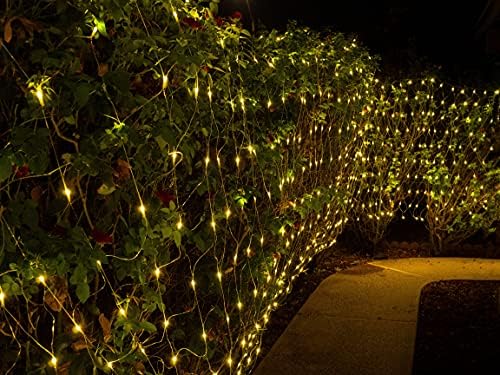 Joiedomi 100 LED 4.5 ft x 6.5 ft Karácsonyi Nettó Világítás Beltéri & Kültéri Dekoráció, Karácsonyi Rendezvények, Karácsony Este Dekoráció,
