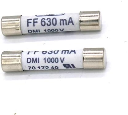 Digitális Multi-Mérő Biztosíték FF630MA(0.63 A) 1000V Gyors Hatású Kerámia-Biztosíték DC Digitális Multi-Mérő 6.3 x 32 mm
