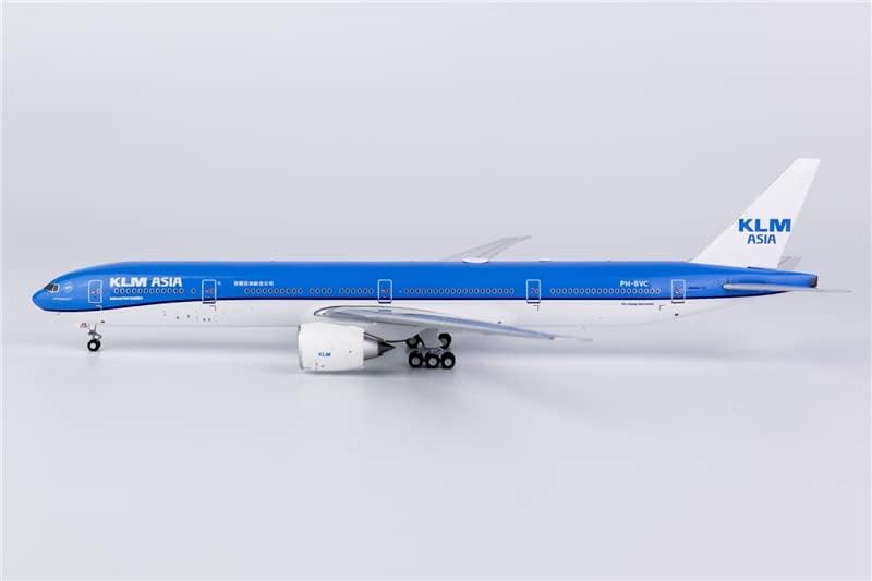 NG Modell a KLM-Ázsiában a Boeing B777-300ER PH-BVC A bolygó Hollandi 1:400 FRÖCCSÖNTÖTT Repülőgép Előre elkészített Modell