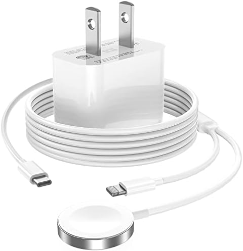 Az Apple Órát Töltő[Apple Mpi Hitelesített] 6 FT Gyorsan Mágneses iwatch Töltő-iPhone Gyors Töltő Kábel 2 1,15 W USB-c Adapter
