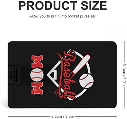 Baseball Anya Hitelkártya USB Flash Meghajtók Személyre szabott Memory Stick Kulcs, Céges Ajándék, Promóciós Ajándékot 64G