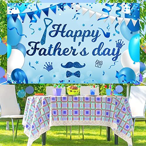 Boldog apák napját Banner Kék apák Napja Dekoráció Köszönöm Apa Fesztivál Party Dekorációk, Kellékek