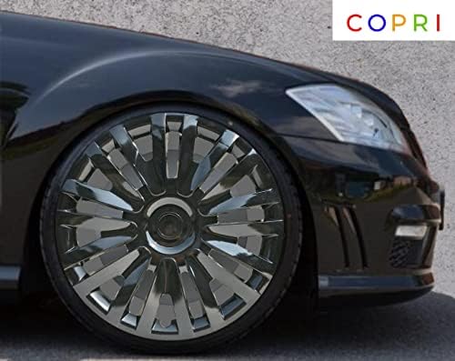 Copri Készlet 4 Kerék Fedezze 13 Colos Dísztárcsa Fekete Snap-On Illik Toyota Corolla