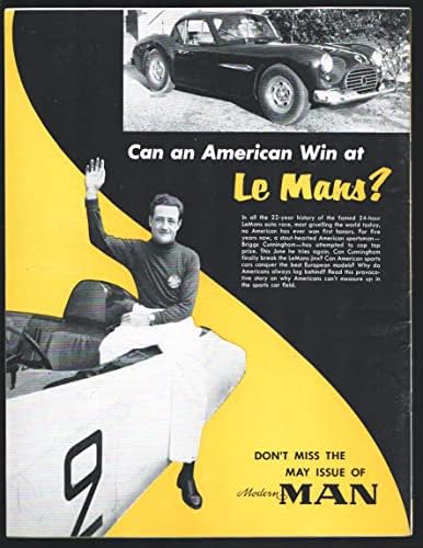 A Modern Ember 4/1955-Lorelei borító-Gold Cup futam-Fűszeres sajttortát pix-Martine Carol-Firewalker Hindu Misztikus-FN