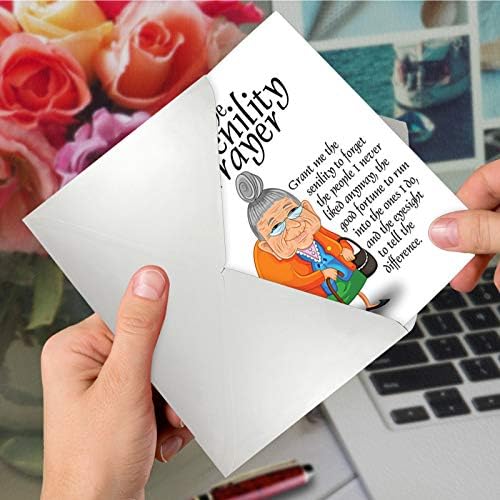NobleWorks - Vicces Boldog Szülinapot Megjegyzés Kártya Boríték (4.63 x 6.75 Hüvelyk) - Bday üdvözlőlap a Nők, mind a Férfiak - Gratulálok