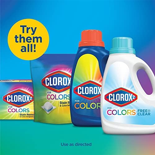 Clorox 2 a Színek, Clorox Mosoda Adalékanyag-Pod, folttisztító, Odor Eliminator Szín Fehérítőt Folyékony Adalékanyag Héja,