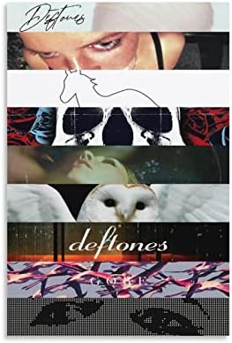 XINYIN Deftones Poszter Zenei Album Kollázs Művészeti Fedezze Poszter Díszítő Festés Vászon Fali Poszterek Art Kép Nyomtatási Modern
