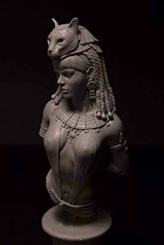 Goodmoel 1/10 Ókori Egyiptomi Női Harcos Gyanta Mellszobor Modell / Összeszerelt, valamint Festetlen Katona Die Cast Készlet / Lw-529