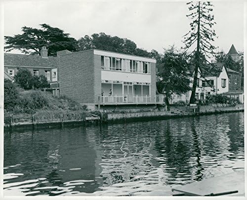 Vintage fotó Thorpe Szent András, Szent Lucia Hotel a rátája az egész folyó.