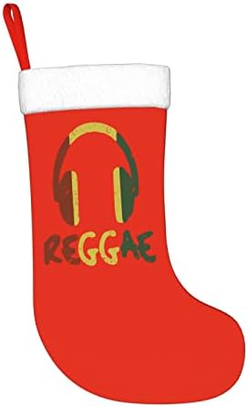 Yuyuy Reggae Zene Jamaicában Karácsonyi Harisnya Ünnepi Dekoráció Kandalló Zokni 18 Cm Harisnya