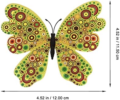 HANABASS Autó Dekoráció 3D Pillangók, Fali Matrica, Matricák: Pillangók Matricák 72Pcs Cserélhető Fali Matricák Falfestmények a