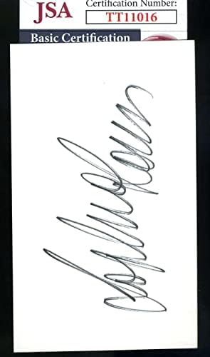 Sophia Loren SZÖVETSÉG Coa Aláírt 3x5 Index Kártya Autogramot