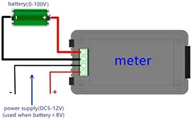Taidacent LCD Kijelző Akkumulátor Óránkénti Analyzer Méter 12V-os Lítium Akkumulátor Töltő Szint Ellenőrző Digitális Akkumulátor Feszültség