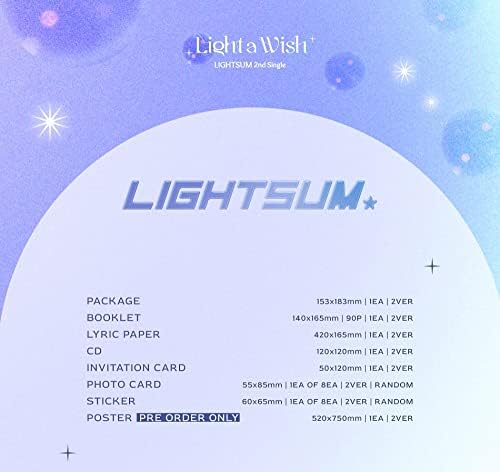 KOCKA Ent. LIGHTSUM - Fény egy Kívánság (2 Egyedülálló Album) (Random ver.)