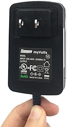 MyVolts 9V-os Tápegység Adapter Kompatibilis/Csere Philips PET705 DVD Lejátszó - US Plug