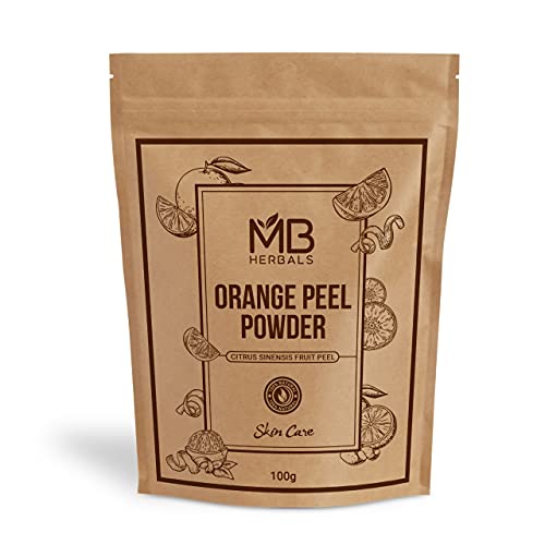 MB Gyógynövényeket, Tiszta narancshéj Por 100 G | Pure & Natural | Tartósítószert Nem | Kell Használni az Arcát Csomagok