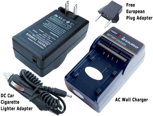 iTEKIRO Fali DC Autó Akkumulátor Töltő Készlet Fujifilm FinePix F610 + iTEKIRO 10-in-1 USB Töltő Kábel