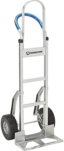 Strongway Folyamatos Fogantyú Alumínium Kocsi/Lépcső Csúszás Mozgó Dolly - 660-Lb. Kapacitás, 18. Széles Toe Lemez, 10in. Poliuretán