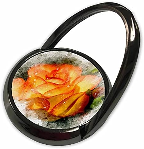 3dRose Elég Két Hang Narancs Rózsa Virág Kép Akvarell - Telefon (phr_349439_1)