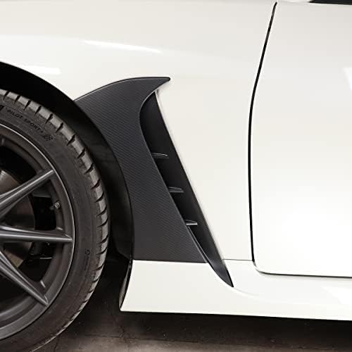 Alkalmas Subaru BRZ 2022 oldalon karosszéria igazi szénszálas dekorációs matrica, autó tartozékok (Matt fekete szén-rost)