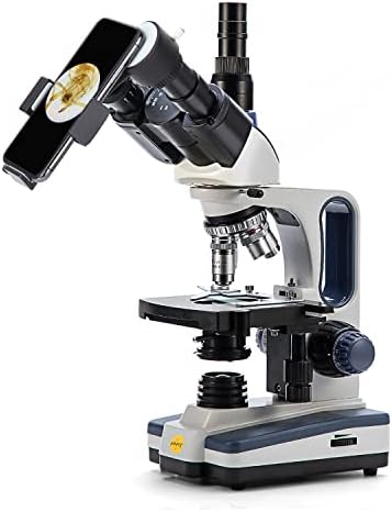 Swift SW350T 40X-2500X Nagyítás, Siedentopf Fejét, a Kutatás-Grade Trinocular Összetett Labor Mikroszkóp Széles látószögű, 10X, valamint