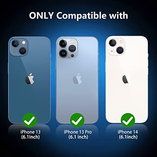 xiwxi Kompatibilis az iPhone 13/iPhone 14 Edzett Üveg kijelző Védő fólia [6.1 colos]-[2 Csomag]