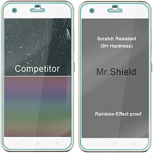 Mr Pajzs [3-PACK] Célja A HTC Desire 10 Pro [Edzett Üveg] Képernyő Védő Élettartam Csere