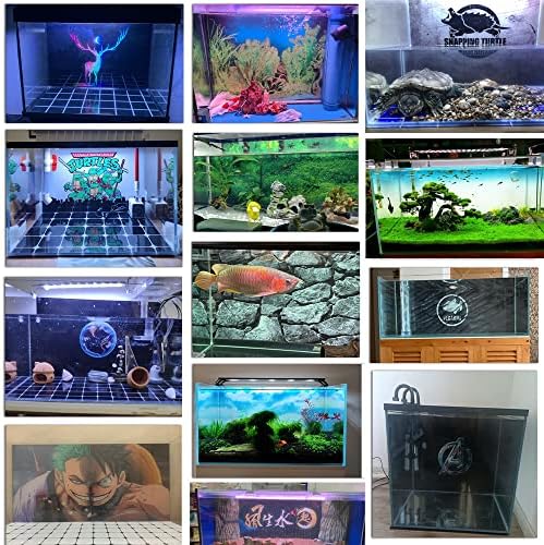 Akvárium Háttér 3D Kő, Szikla Falak Márványos HD Nyomtatás Háttérkép akvárium Hüllő Élőhely Háttér Dekoráció PVC Táj, Poszter, Matrica (23.6x35.4(60x90cm))