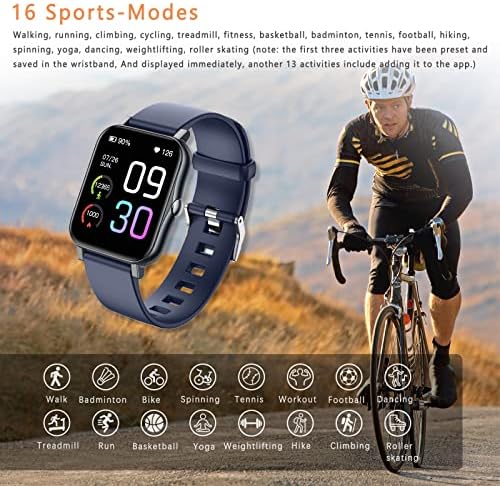 Feilok Smart Óra Fitness Tracker, a Férfiak, Nők, 1.69 érintőképernyő Smartwatch a Vér Oxigén/pulzus/Nyomás/Sleep Monitor, IP68