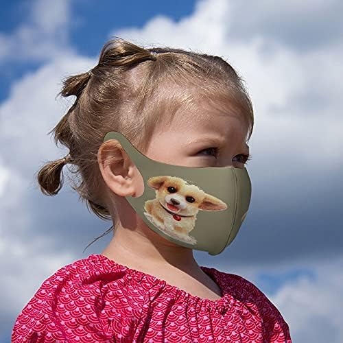 A gyerekek Poliészter Gyerekek Díszítik Por Maszkok Vágott Design Vicces Kutya pet Aranyos Báb Állítható Fül Hurkok, Mosható, Újrahasználható