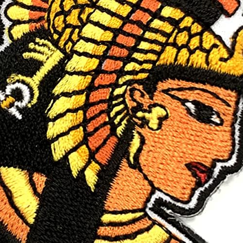 Egy-EGY 3 DB-os Csomag - Kleopátra Hímzés+Egyiptomi Zászló, Kitűző Jelvényt, valamint, Gyönyörű, Szexi Nő, Hímzett, Kulturális
