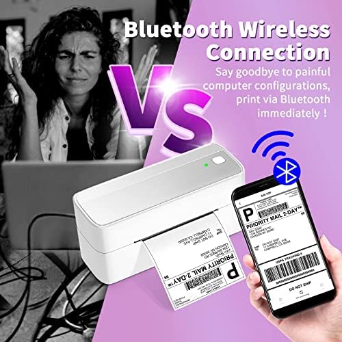 Bluetooth Termikus Szállítási Címke Nyomtató - Hordozható Thermal címkenyomtató Szállítási Csomagok - Termikus Szállítási Címke