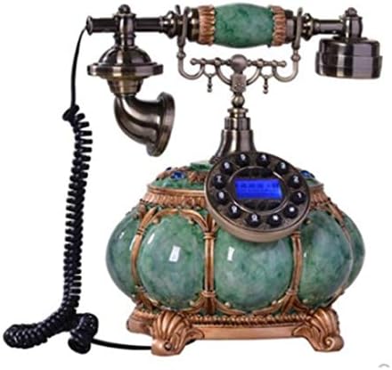 PDGJG Retro Forgó Tárcsa Telefon Antik Vezetékes Kontinentális Telefon Telefon Dekoráció