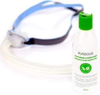 PURDOUX CPAP Tisztító Szappan Tömlő Maszk (3 Palack 250mL/8.04 oz pack) (Zöld Tea, Menta)