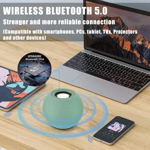 iuse I50 Bluetooth Hordozható Hangszóró, Kompakt Méret, Hangos & Bass a 6H Játékidő DSP támogatnia kell a Bluetooth 5.0, TF, FM Rádió Funkció,