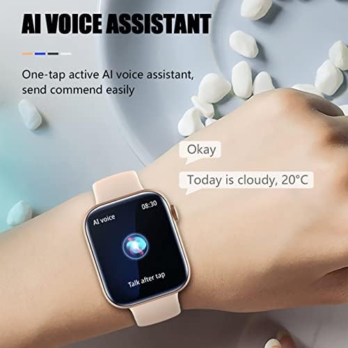 Géneric Intelligens Karóra (Hívás Fogadása/Telefonos), 1.8 - os HD Android & iOS Teljes Képernyős Fitness Óra, Vérnyomás, pulzusszám Követés,