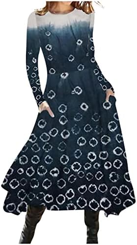 NOKMOPO Plus Size Flitteres ruhában Őszi-Téli Alkalmi Vékony Hosszú Ujjú egyszínű Gyapjú Szövet Ruha